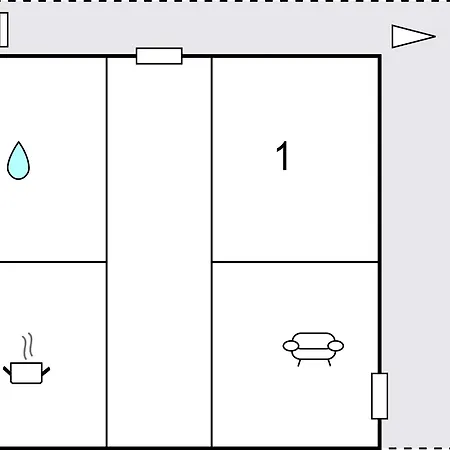 公寓 Haus Birgit A Kuhlen-Wendorf